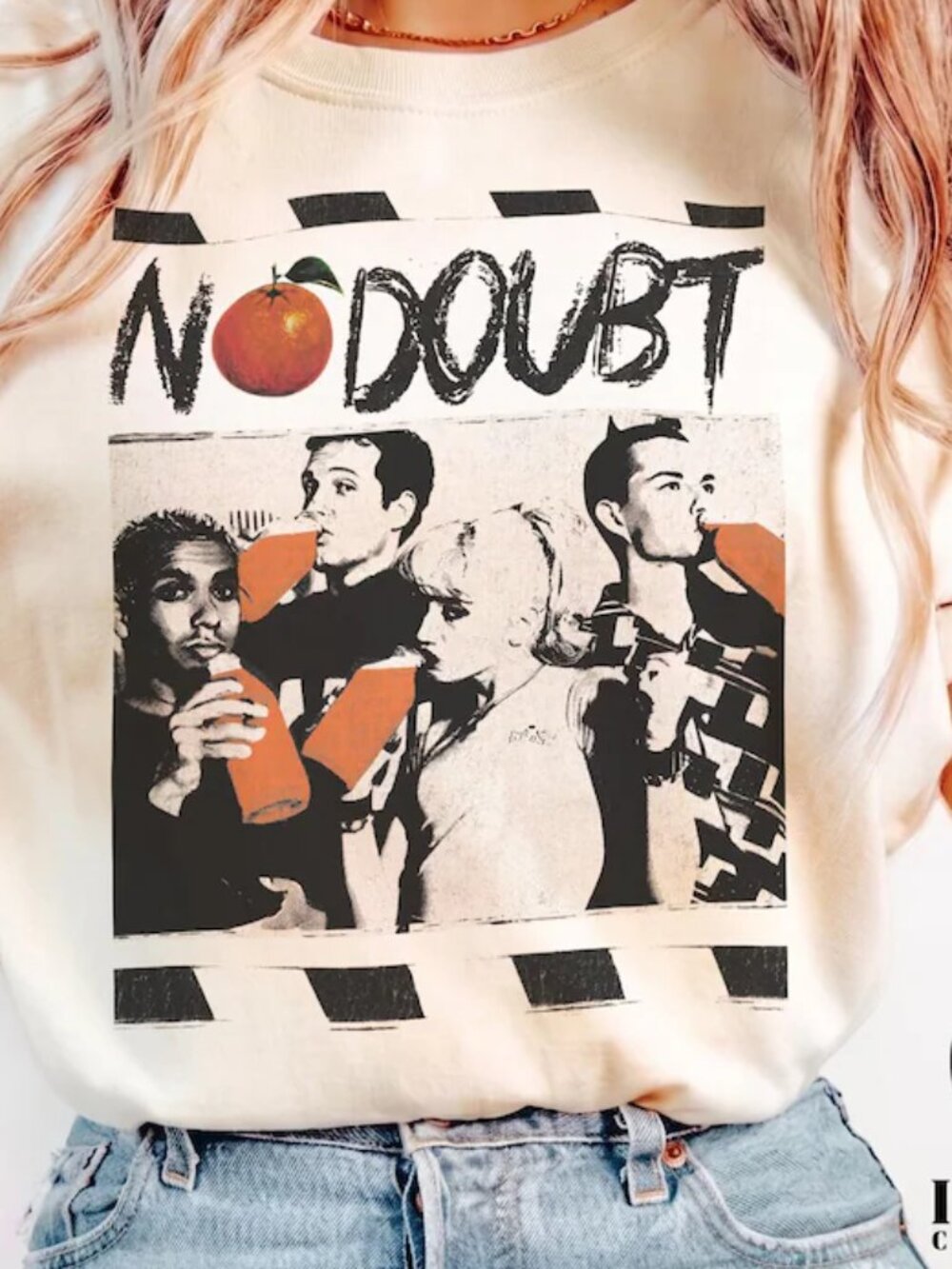 No Doubt Shirt, Tragic Kingdom Graphic Tee, Gwen Stefani 90s Band T-Shirt 276 - Picture 2 of 5
